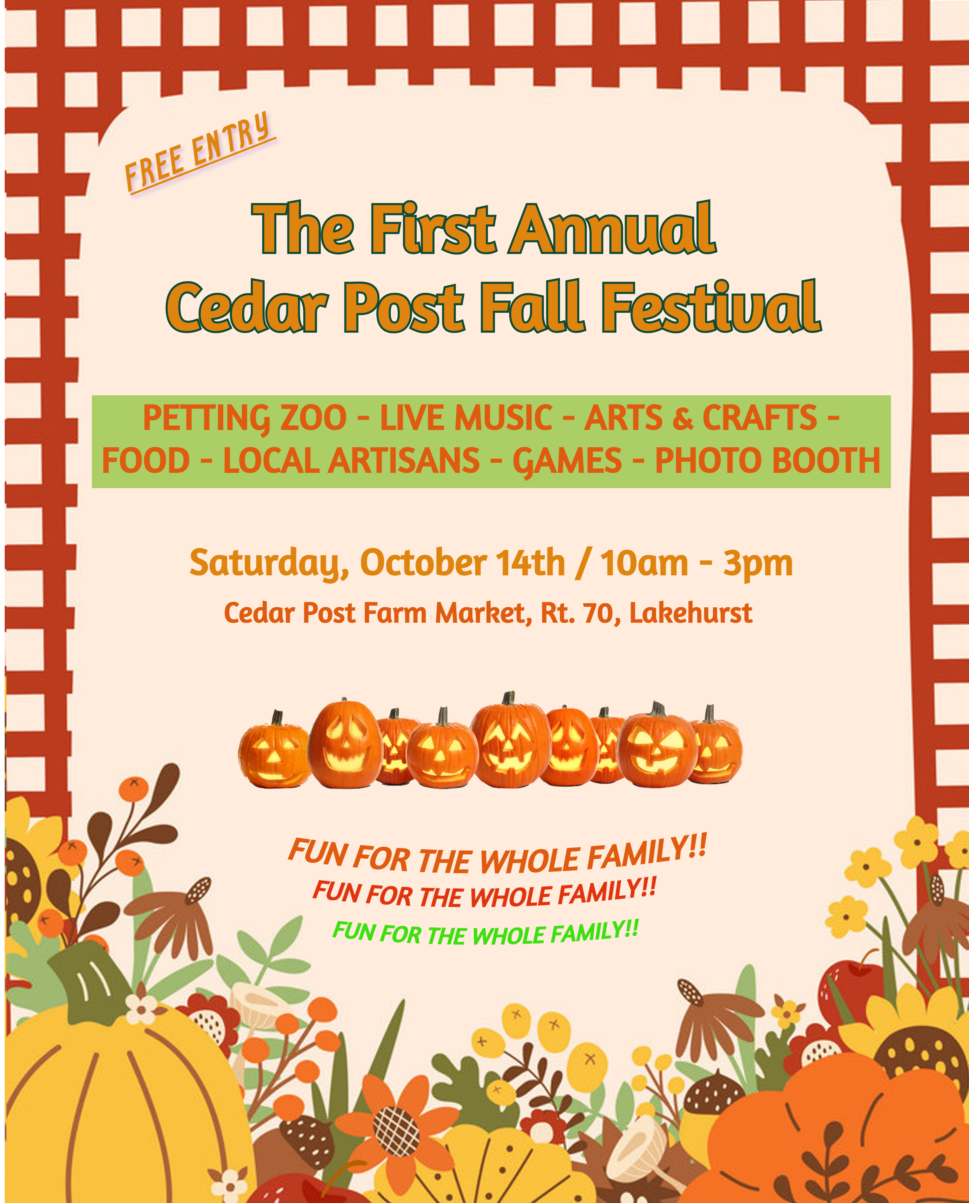 Cedar Post Fall Fest