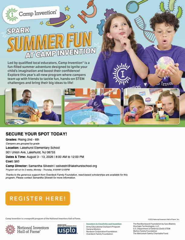 Camp Invention Scholarship