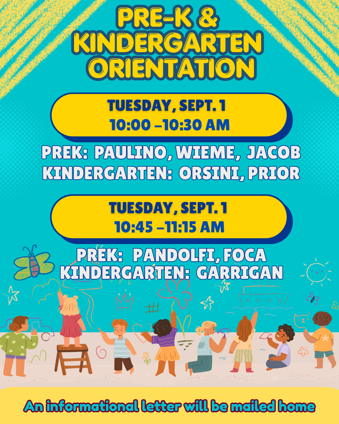 Pre-K & Kindergarten Orientation
