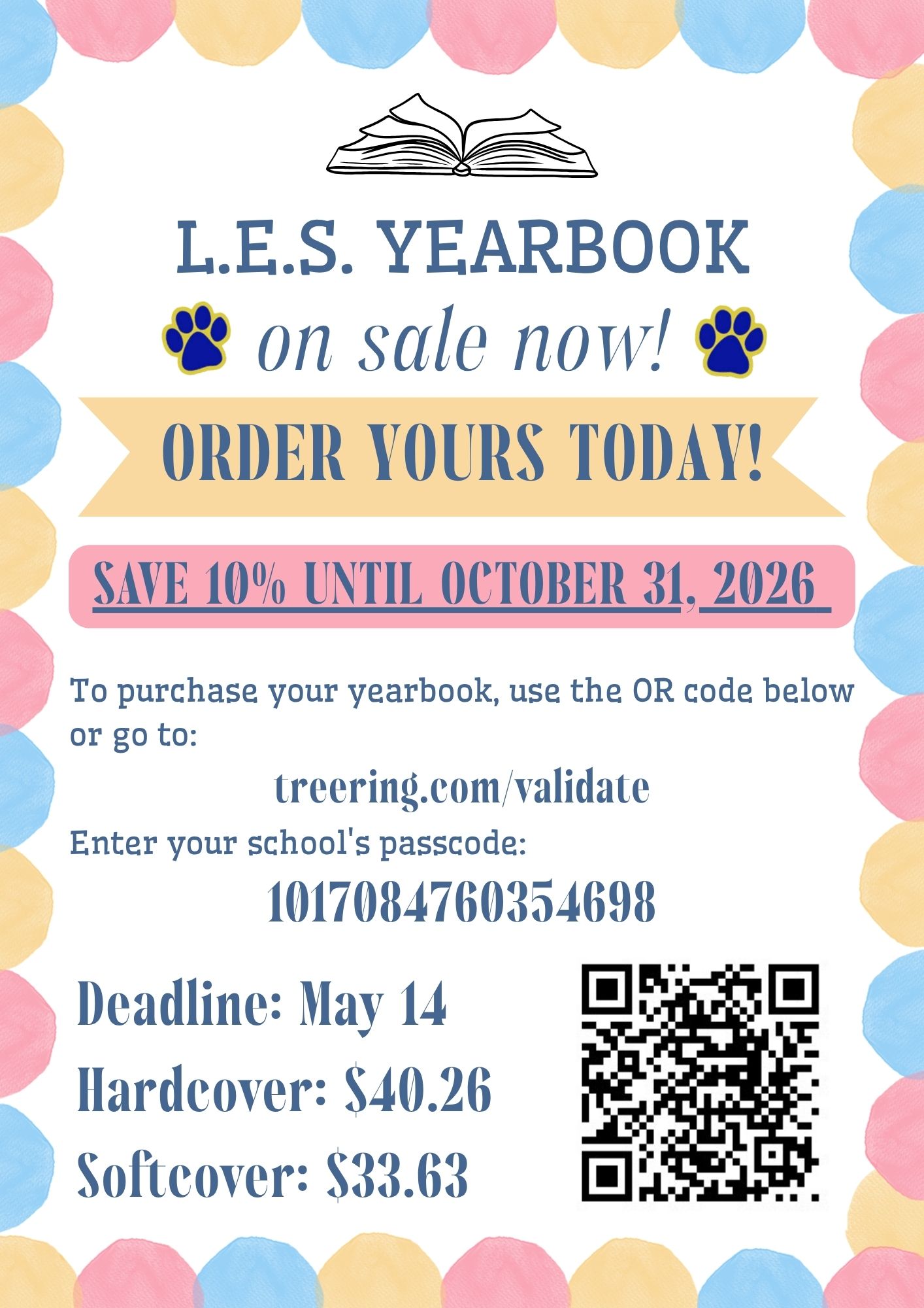 Yearbook Early Bird