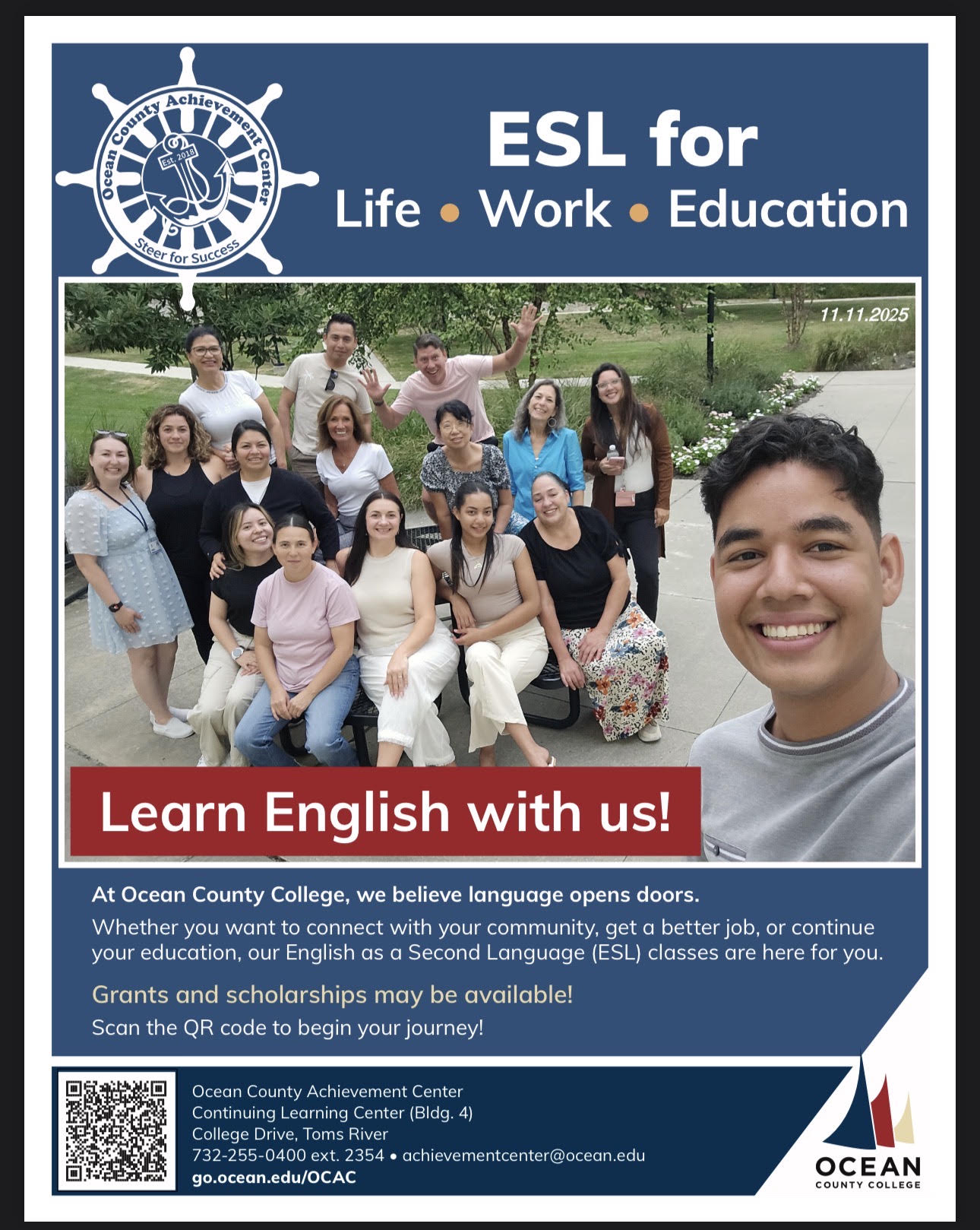 ESL at Ocean County College