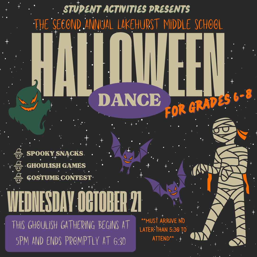 Middle School Halloween Dance
